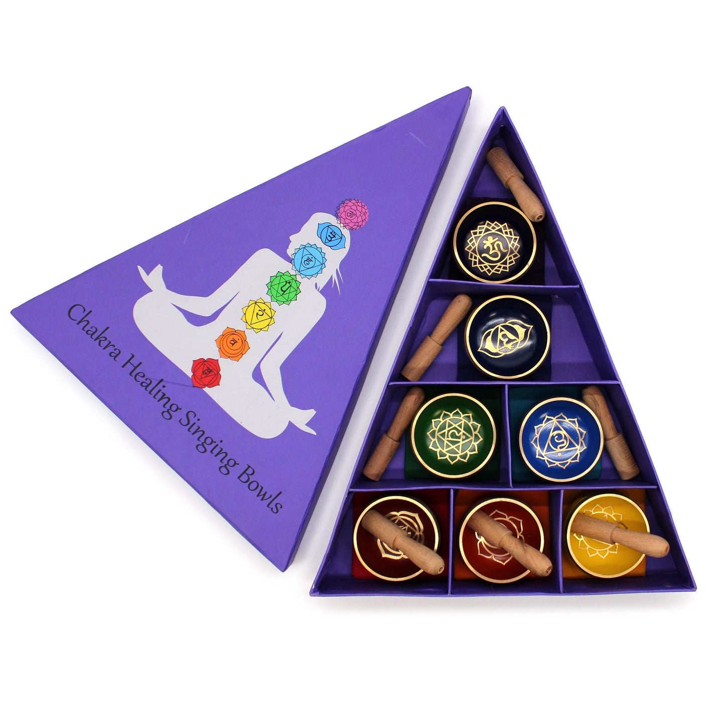 7 - teiliges Klangschalen Geschenkset, Chakren - Flow of PassionKlangschalen