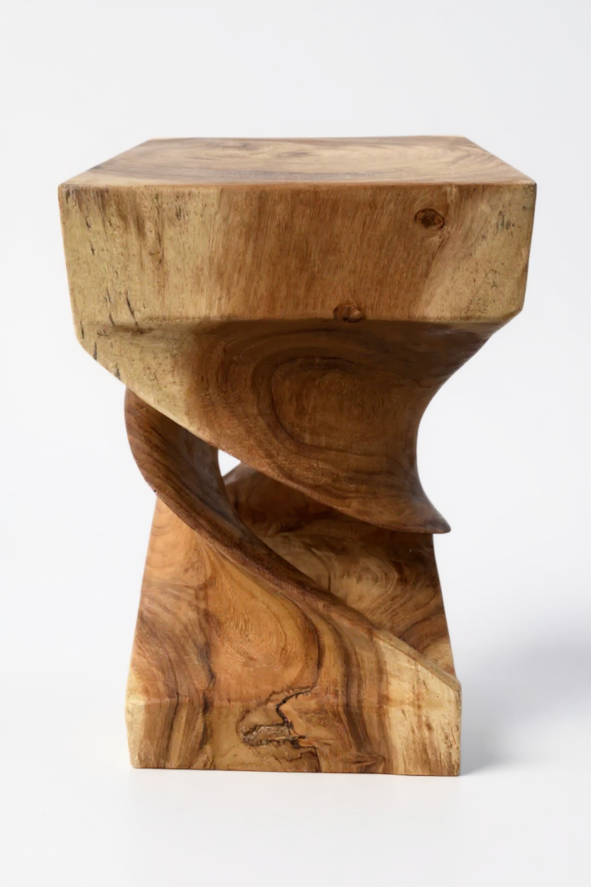 FaHome-Holz-Beistelltisch-Holzhocker-Couchtisch-Handgefertigt-Gedreht-aus-massivem-Suarholz-50x28x28-cm-43218481709400 - Flow of Passion