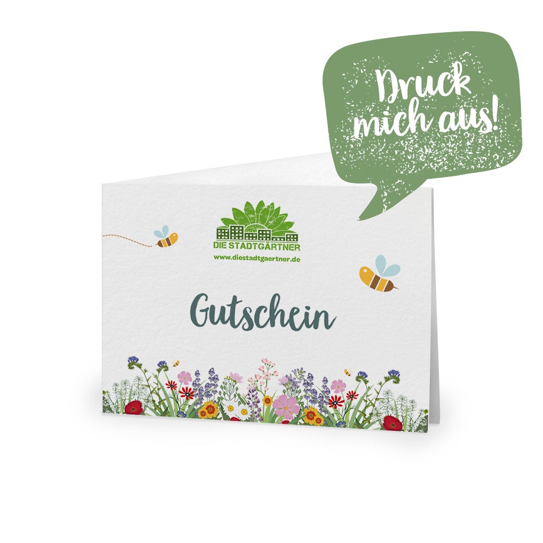 Gutschein per Mail zum Selberdrucken
