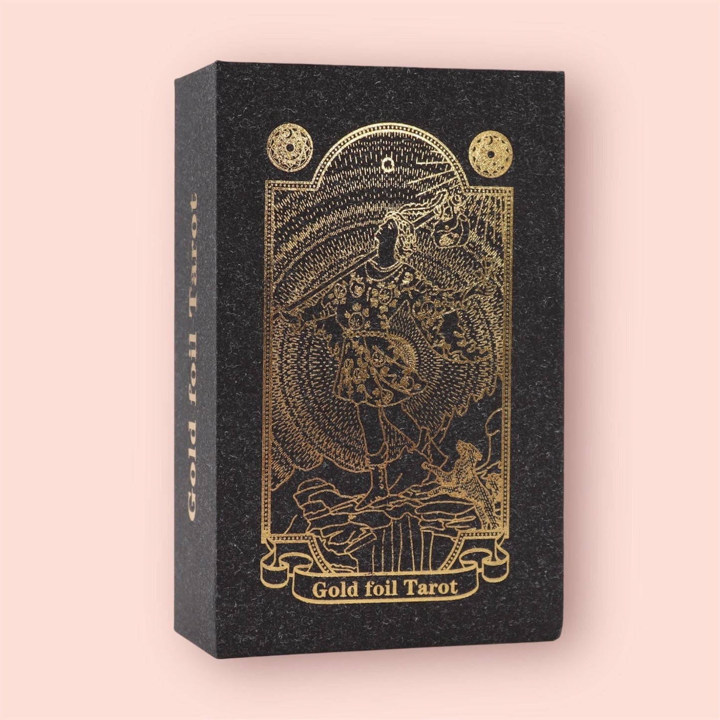 Edle goldene Tarotkarten mit Anleitungsbuch im Geschenkset - Flow of Passion