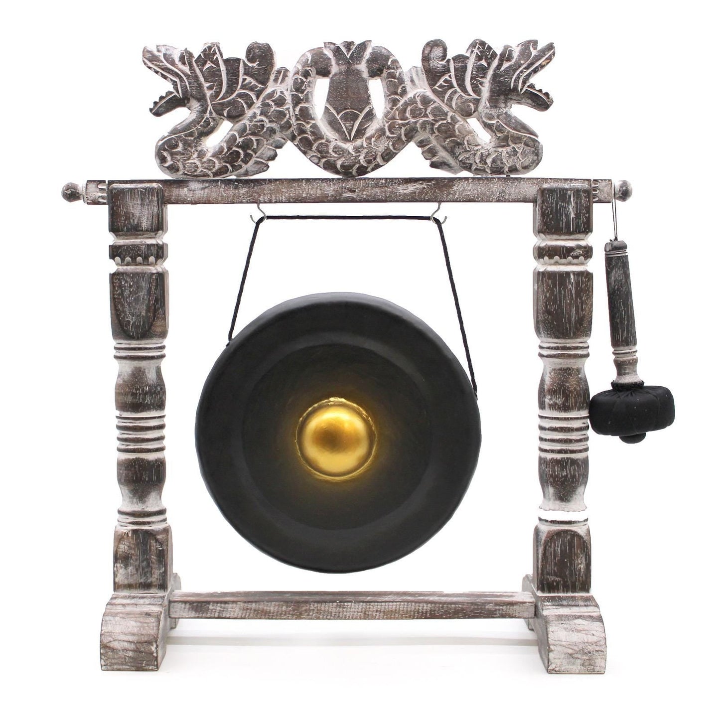 handgefertigter Gong mit Halterung in verschiedenen Größen - Flow of Passion