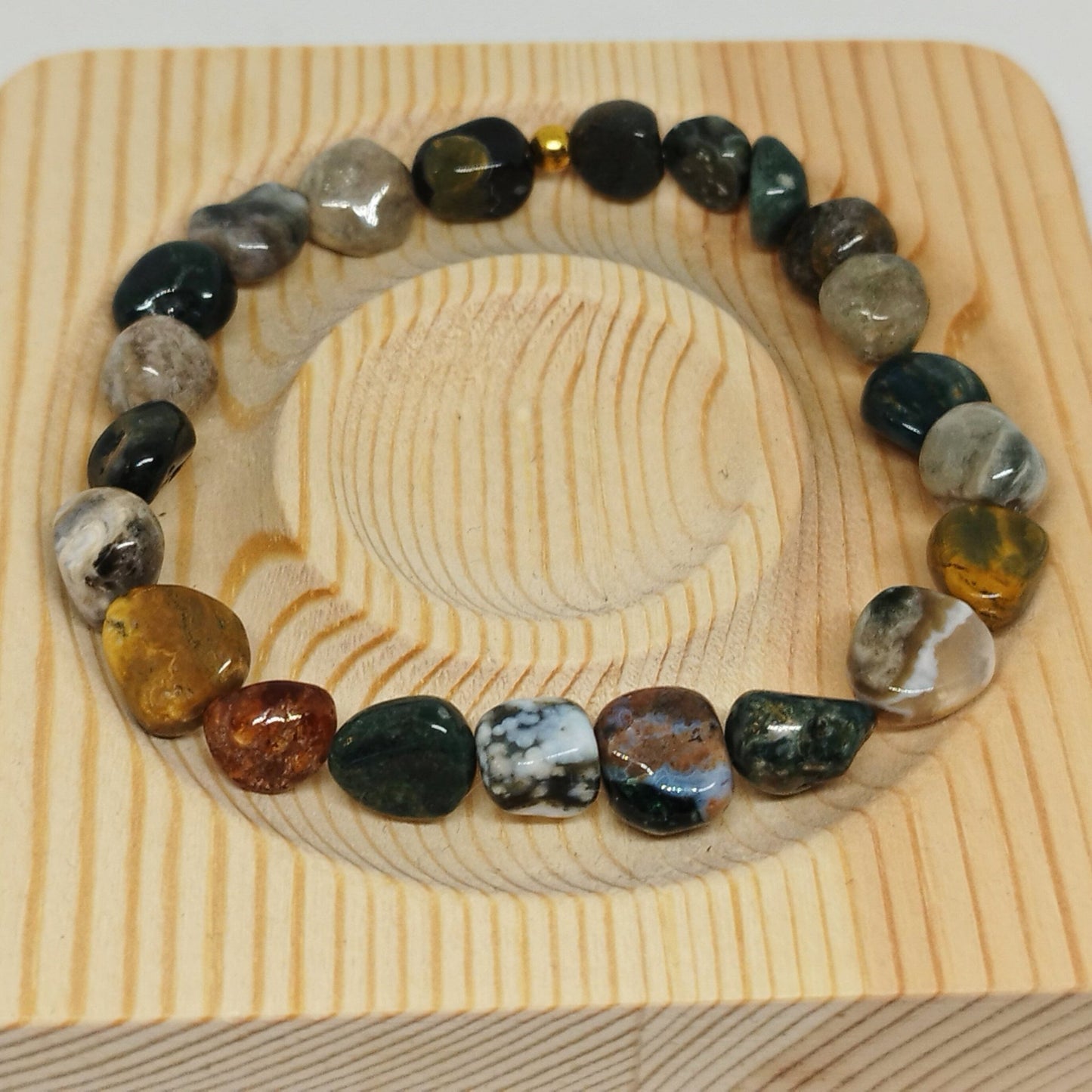 Heilsteinarmband aus Ozeanjaspis - Flow of Passion