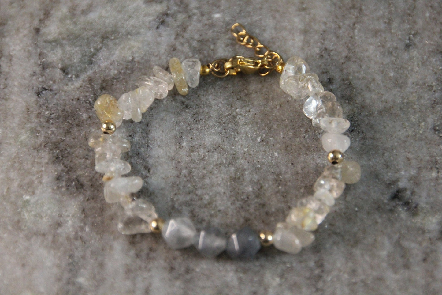 Heilsteinarmband Rutilquartz - Flow of Passion