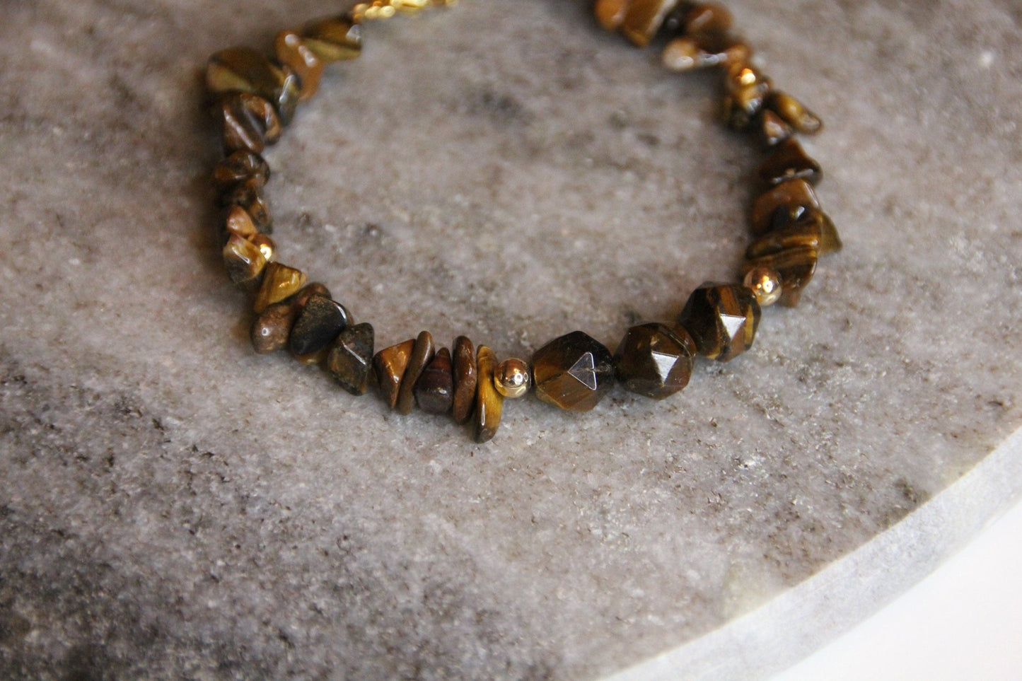 Heilsteinarmband Tigerauge - Flow of Passion