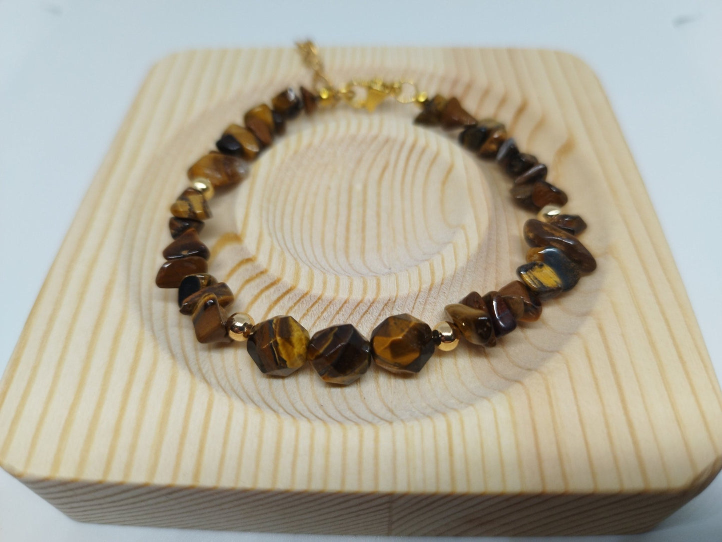 Heilsteinarmband Tigerauge - Flow of Passion