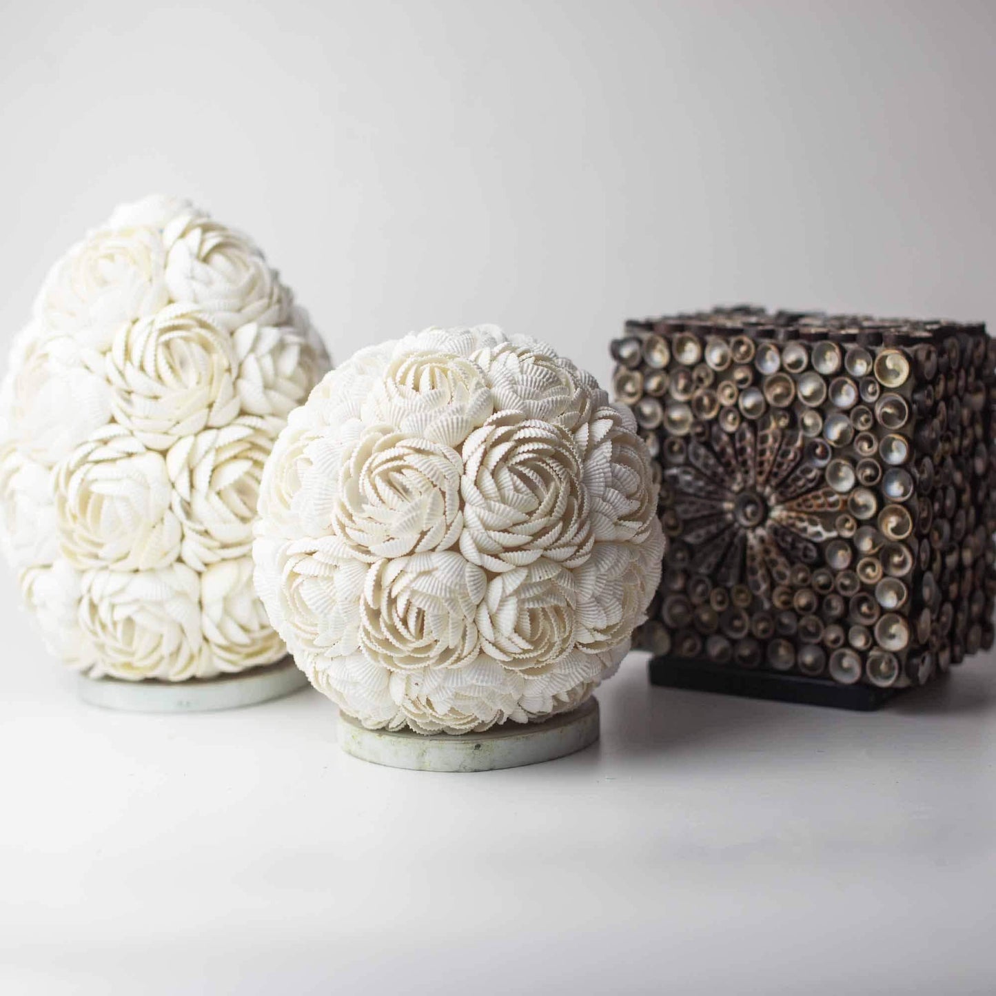 Boho Muschellampe oval 15cm & 20cm