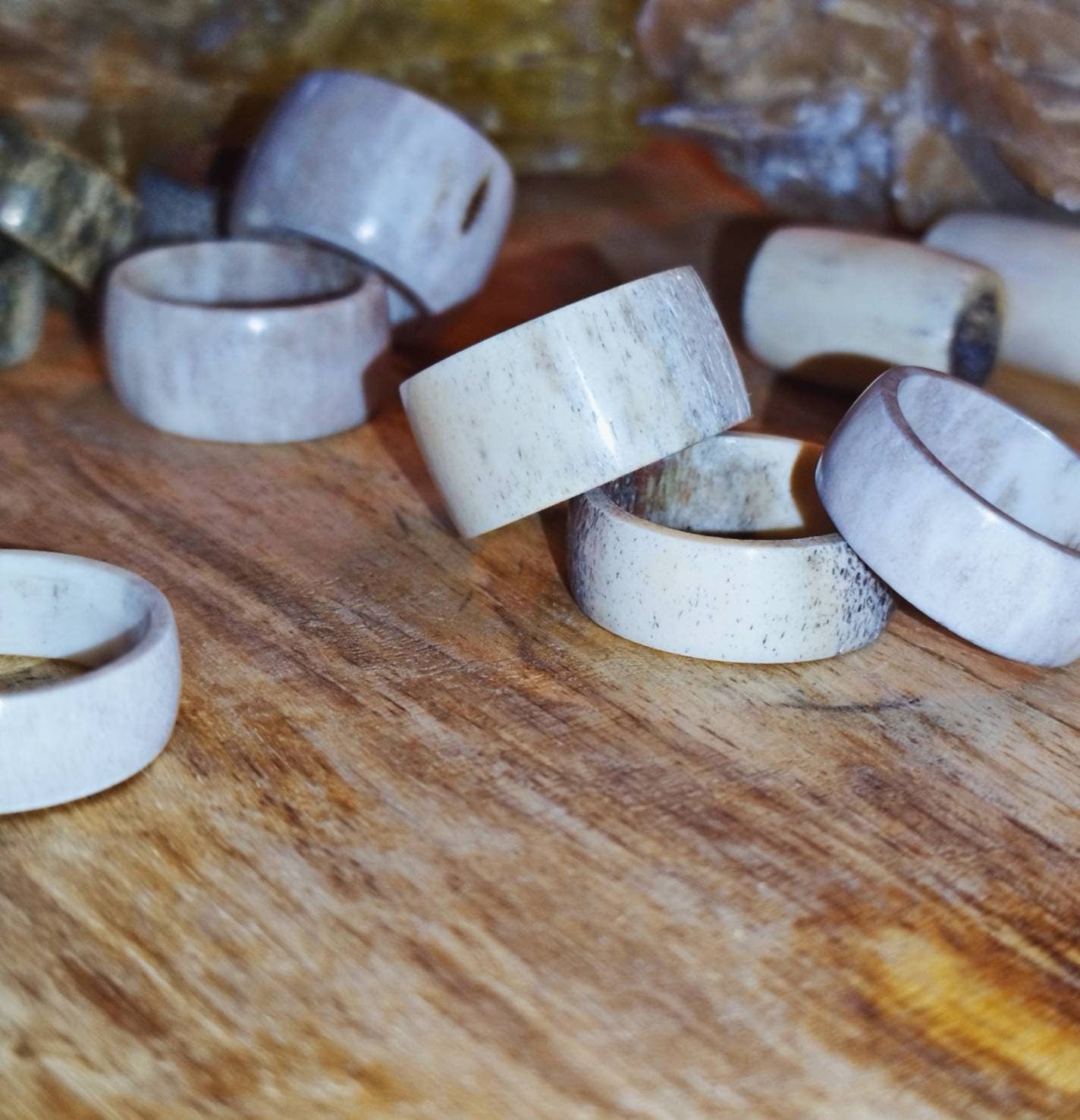 Ringe aus Hirschgeweih - Flow of Passion