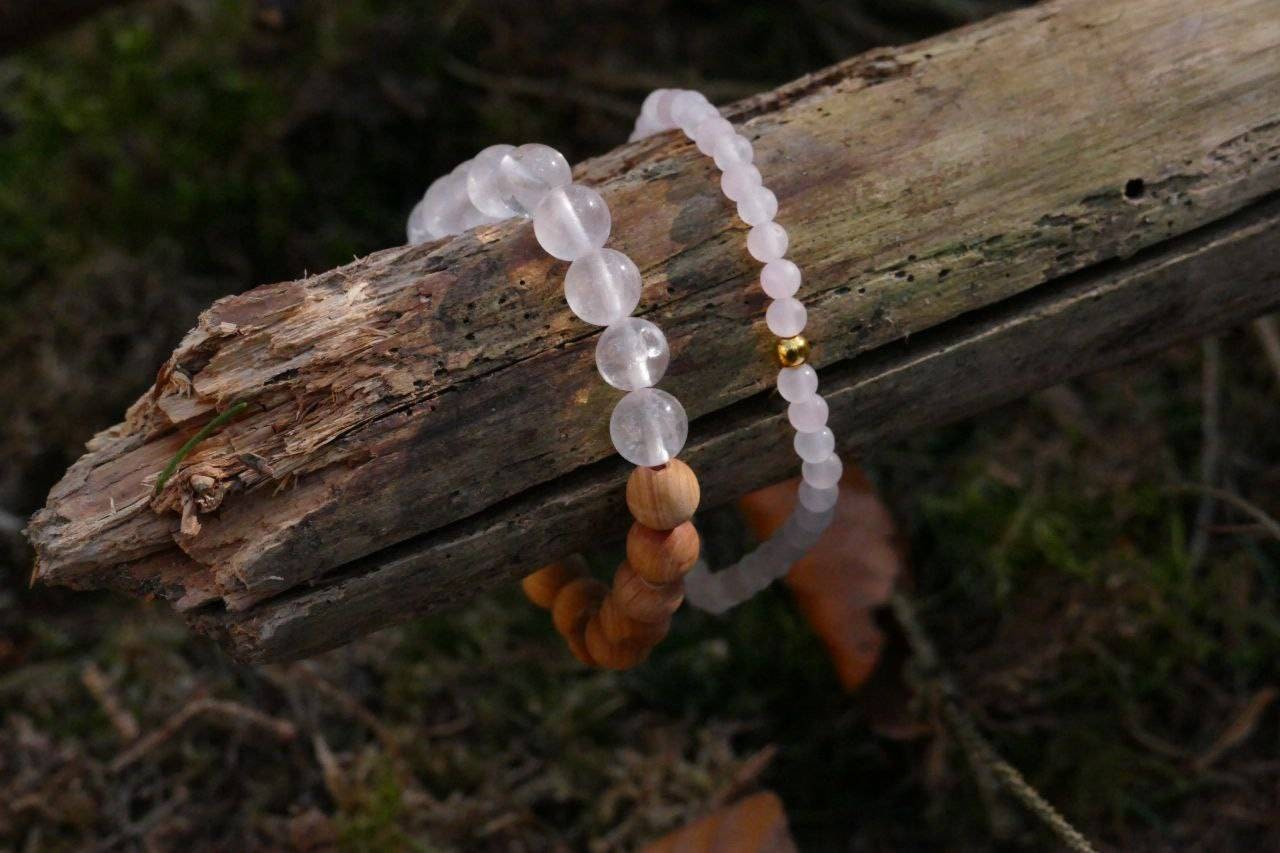 Set Aromaarmband Rosenquartz - Flow of Passion
