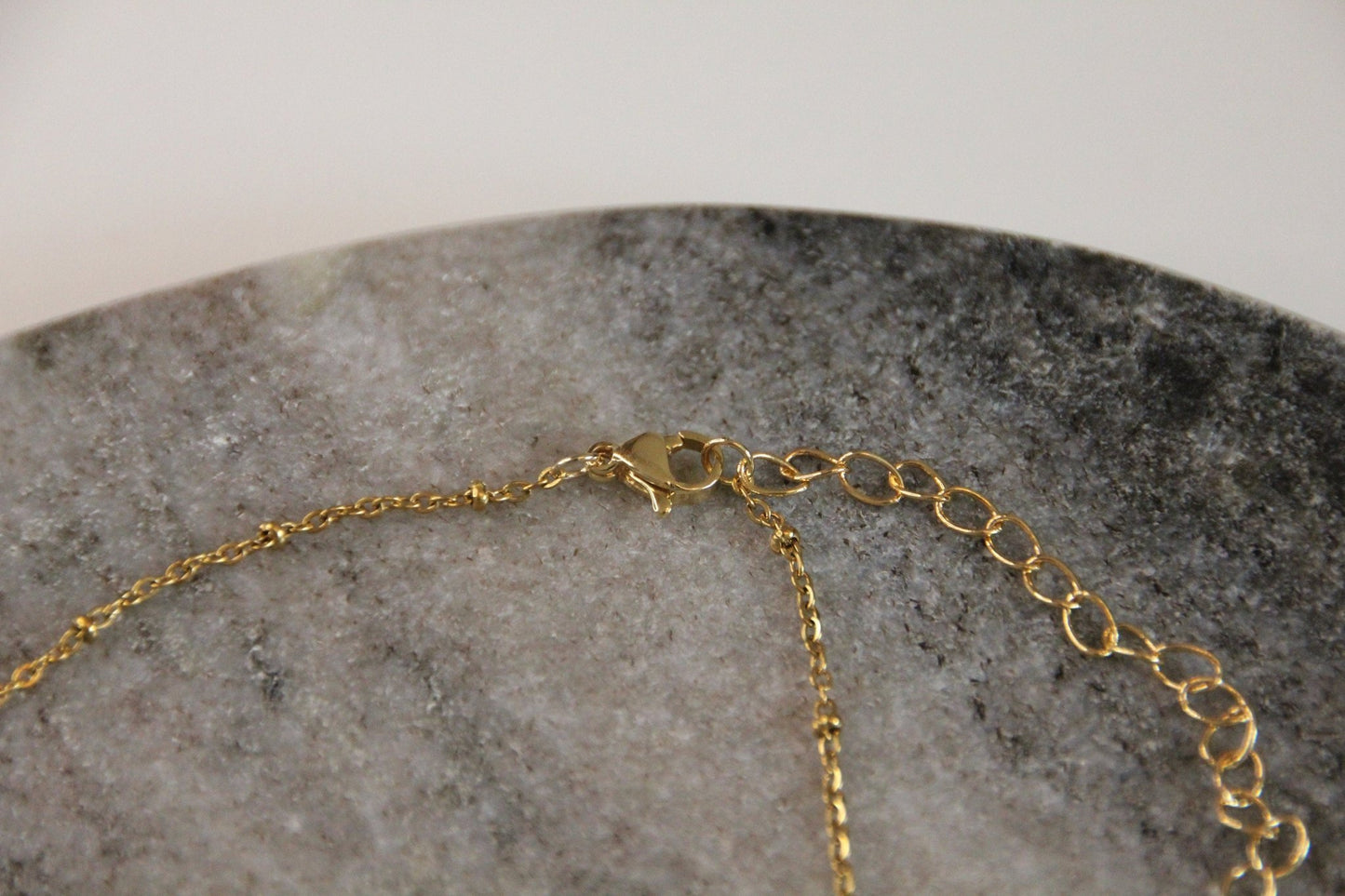 Vergoldete Heilsteinkette mit Citrinsplittern 18k - vergoldet - Flow of Passion