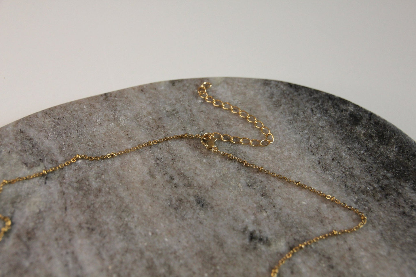 Vergoldete Heilsteinkette mit Citrinsplittern 18k - vergoldet - Flow of Passion