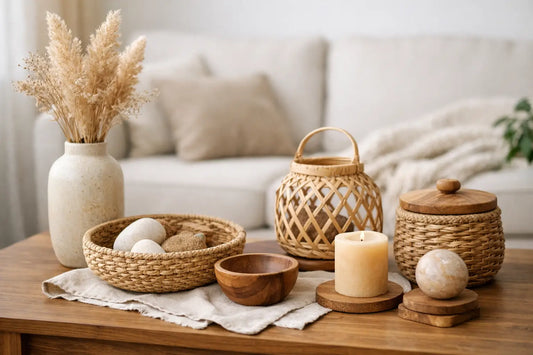 Wohnaccessoires aus natürlichen Materialien