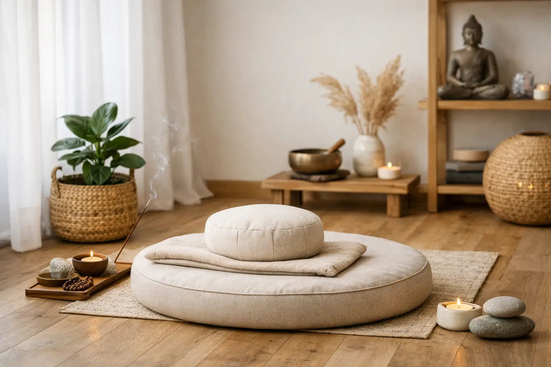 Meditation Ecke zuhause gestalten leicht