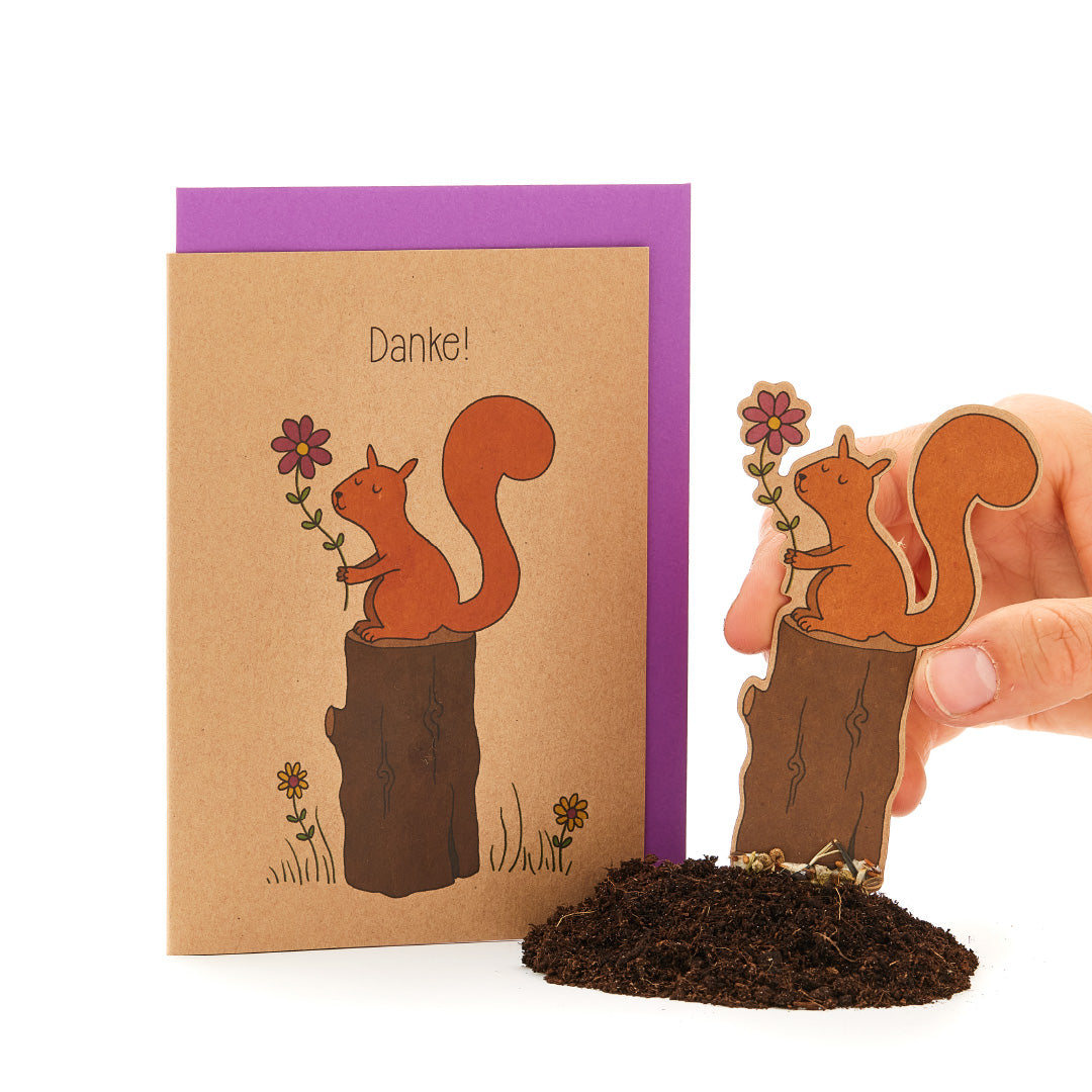 Dankeskarte "Eichhörnchen"