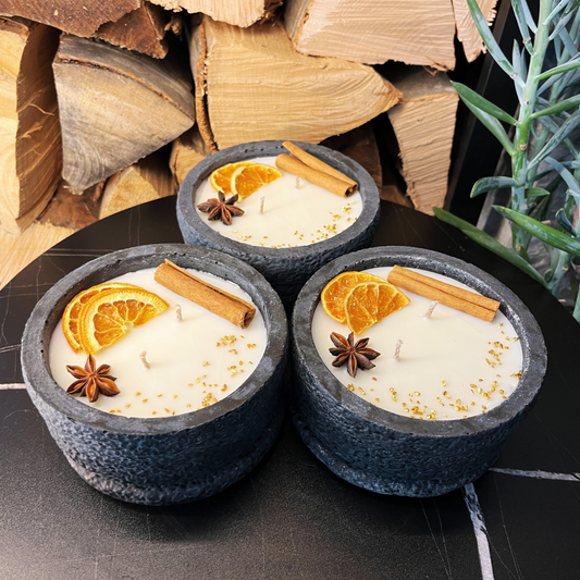 DochtFreunde_Beton-Kerzen_Set_3x_-_Black_Cinnamon_Vegan_Handmade - Flow of Passion