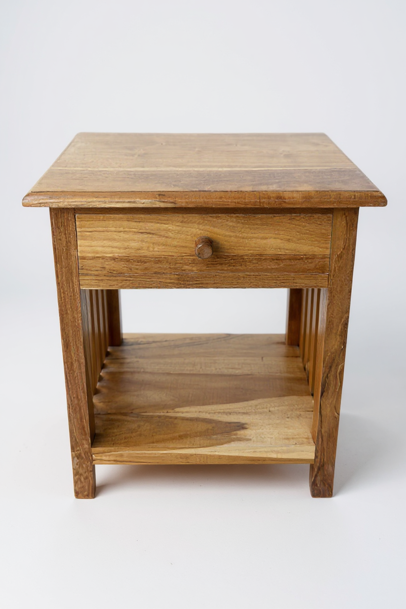 FaHome-084_Holz_Nachtkommode_Beistelltisch_Nachttisch_Nachtschrank_Vintage-Look_aus_massiven_Teakholz_-_50x40x30_cm_4 - Flow of Passion