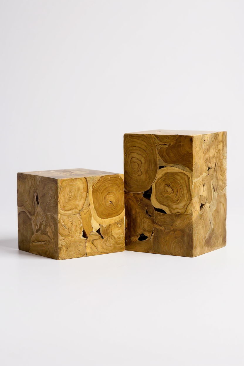 FaHome-103_Holzmosaik_Beistelltisch_-_Couchtisch_Nachttisch_Pflanzenhocker_Hocker_-_Handgefertigt_-_40_60x40x40_cm_3 - Flow of Passion