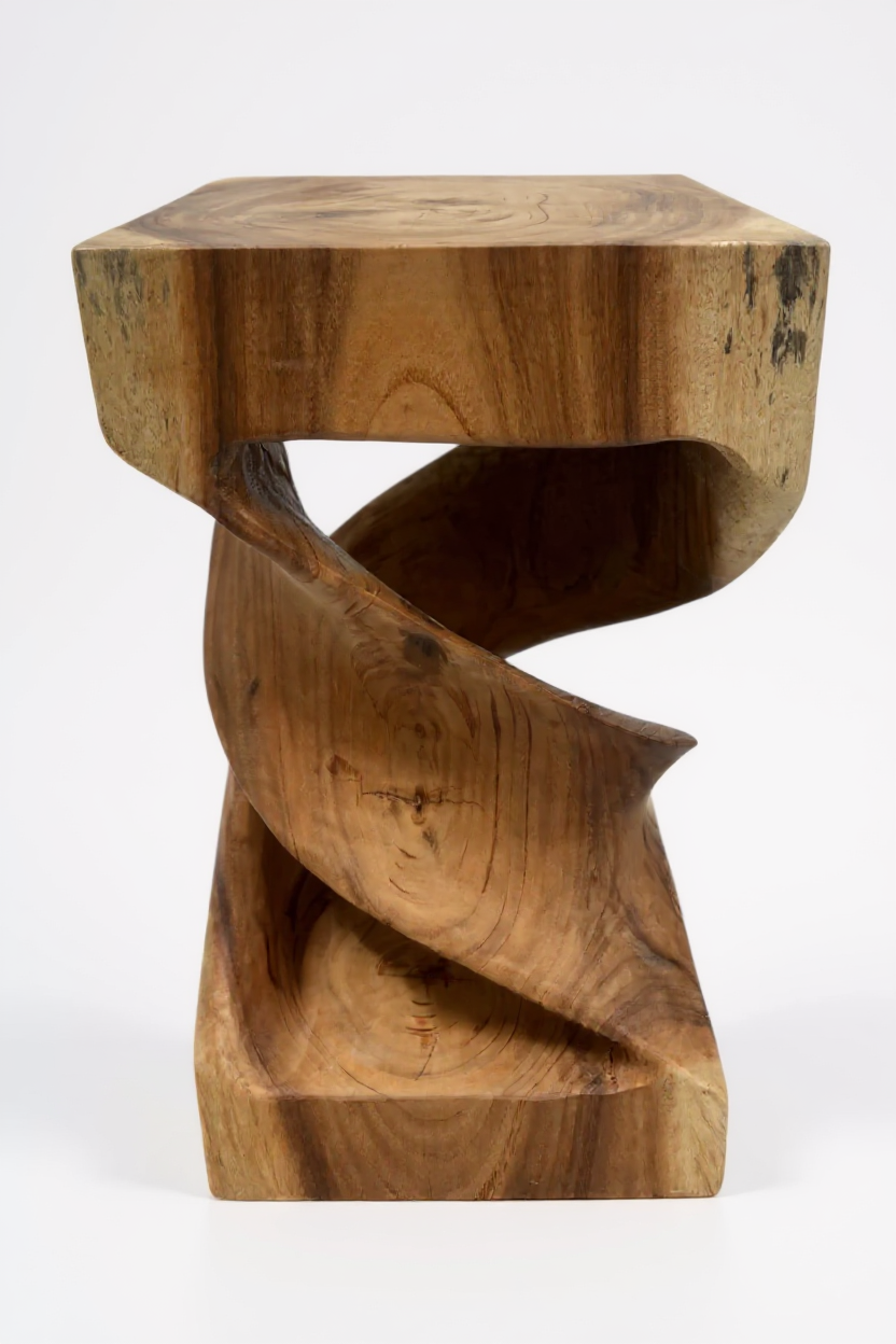 FaHome-Holz-Beistelltisch-Holzhocker-Couchtisch-Handgefertigt-Gedreht-aus-massivem-Suarholz-50x28x28-cm-43218481643864 - Flow of Passion
