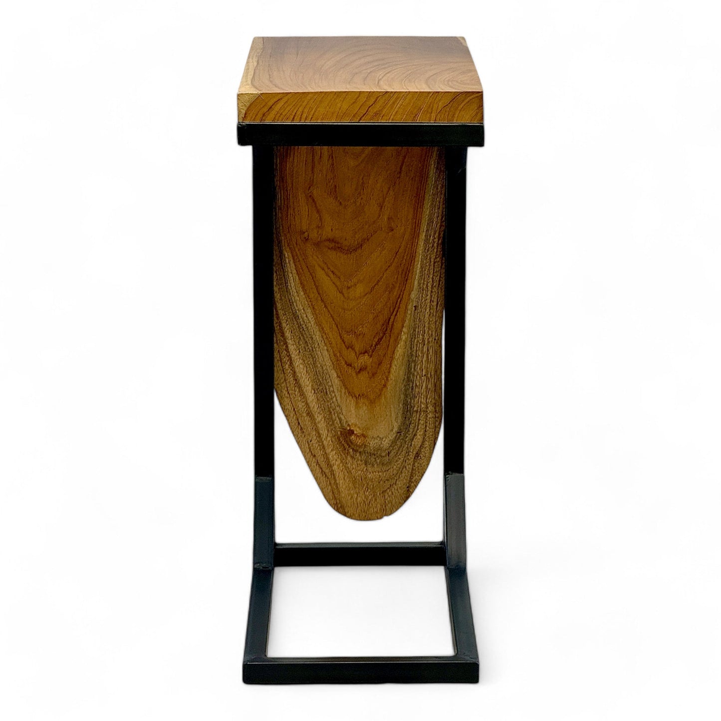 FaHome-Multifunktionaler-Beistelltisch-Couchtisch-Ablagetisch-C-Frame-Teakholz-50x40x20-cm-50412734644568 - Flow of Passion