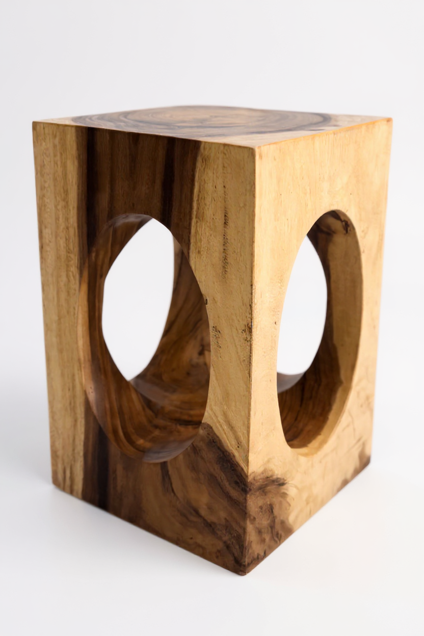 Fahome-086_Beistelltisch_O_Wuerfel_massiv_Holz_2 - Flow of Passion