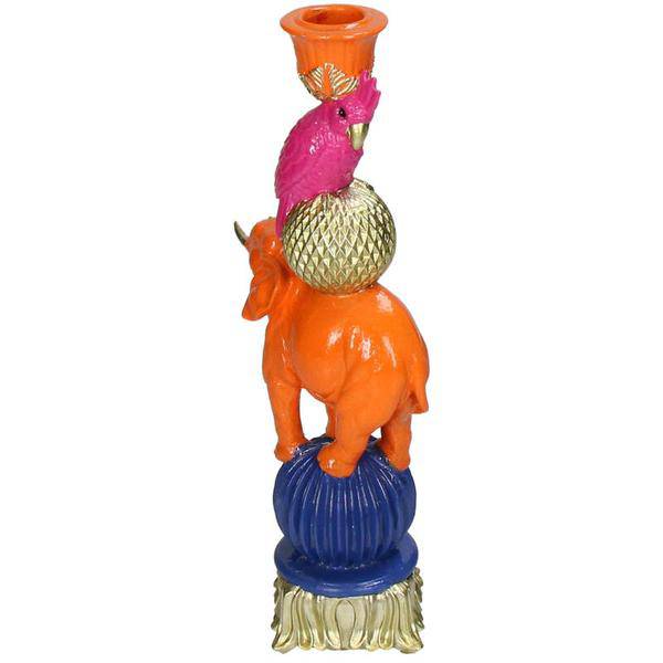 Kerzenst_nder_Orange_Elefant_26_cm_Deko-Kerzenhalter_aus_Polyresin_Tierfigur_F_r_Stabkerzen_Wohnaccessoire_Geschenkidee3 - Flow of Passion