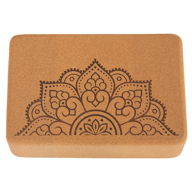 YogablockausKorkMandala - Flow of Passion