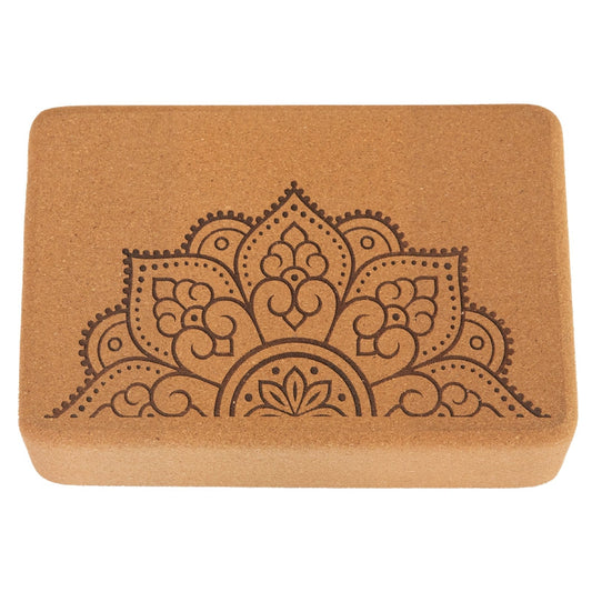 YogablockausKorkMandala - Flow of Passion