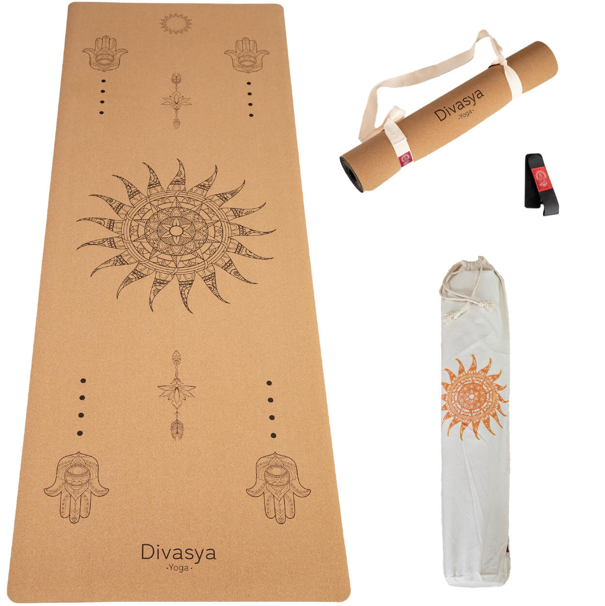 YogamatteKorkNaturkautschukrutschfestMandalanachhaltigTragegurt0016_0ae9181b-6cc2-42e0-8f23-4c0b75953124 - Flow of Passion