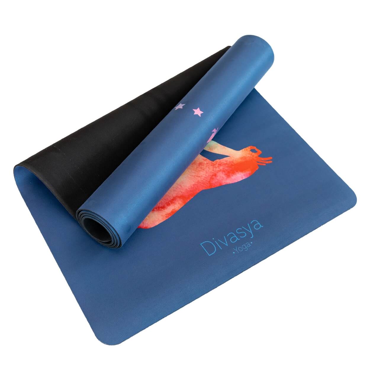 YogamatteNaturkautschukRainbowYogiBlau0012_72359769-98a1-4073-90b2-a34cea326044 - Flow of Passion