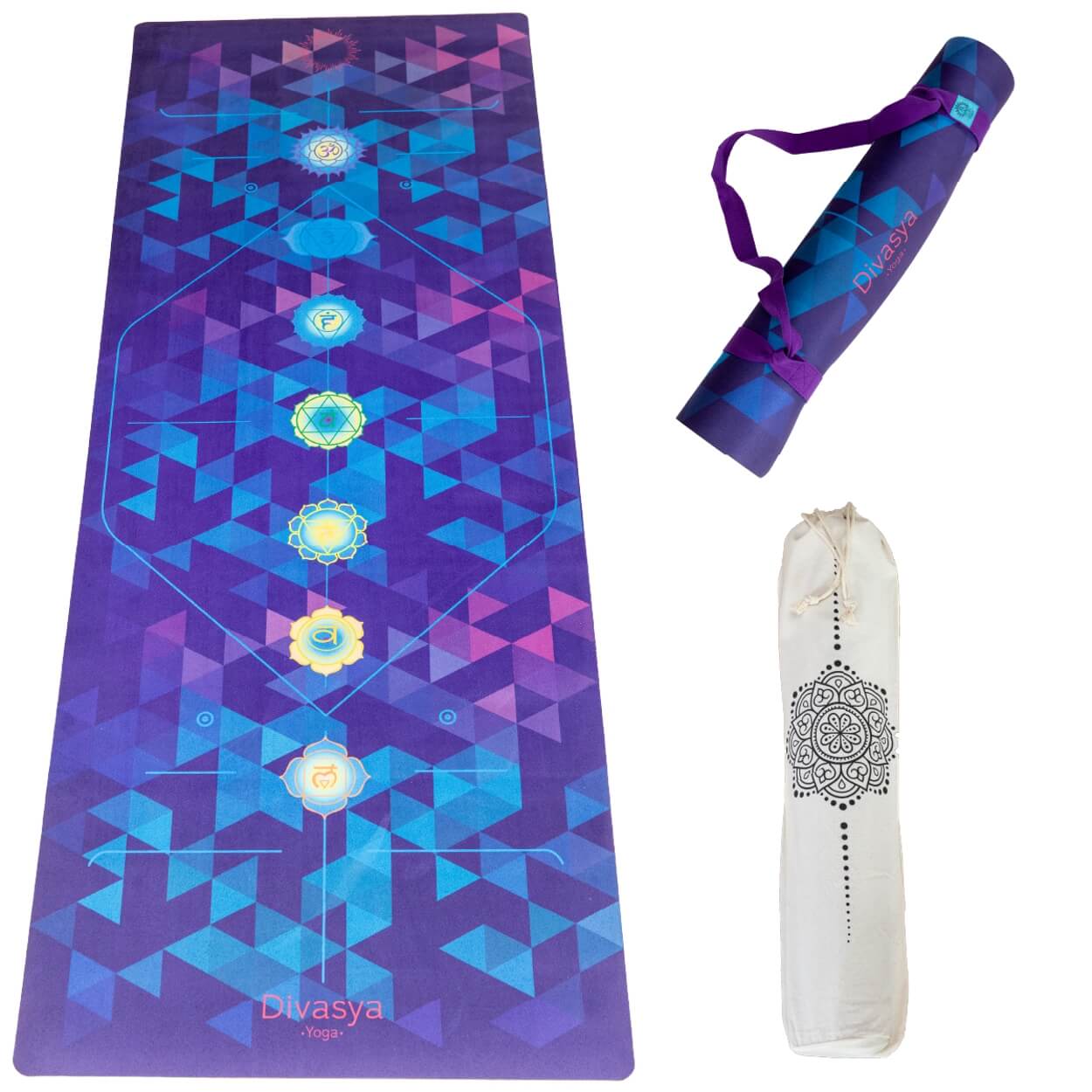 YogamatteNaturkautschukrecycelteMikrofasernachhaltigChakra0010 - Flow of Passion