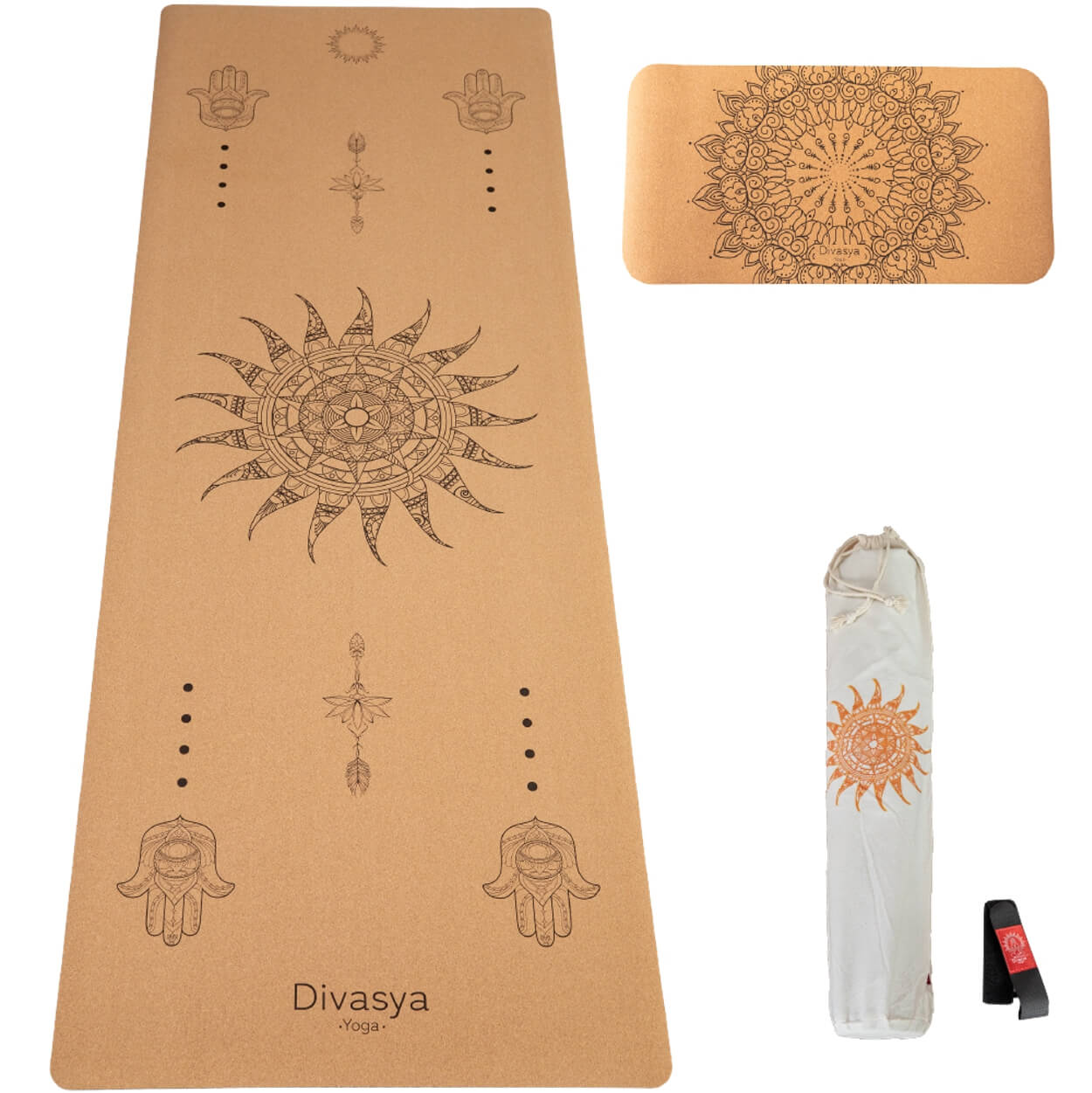 Yogamatte_Kork_Set_mit_Yoga_Pad0012 - Flow of Passion
