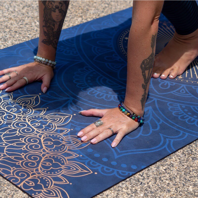 YogamattenNaturkautschukrutschfestnachhaltig - Flow of Passion