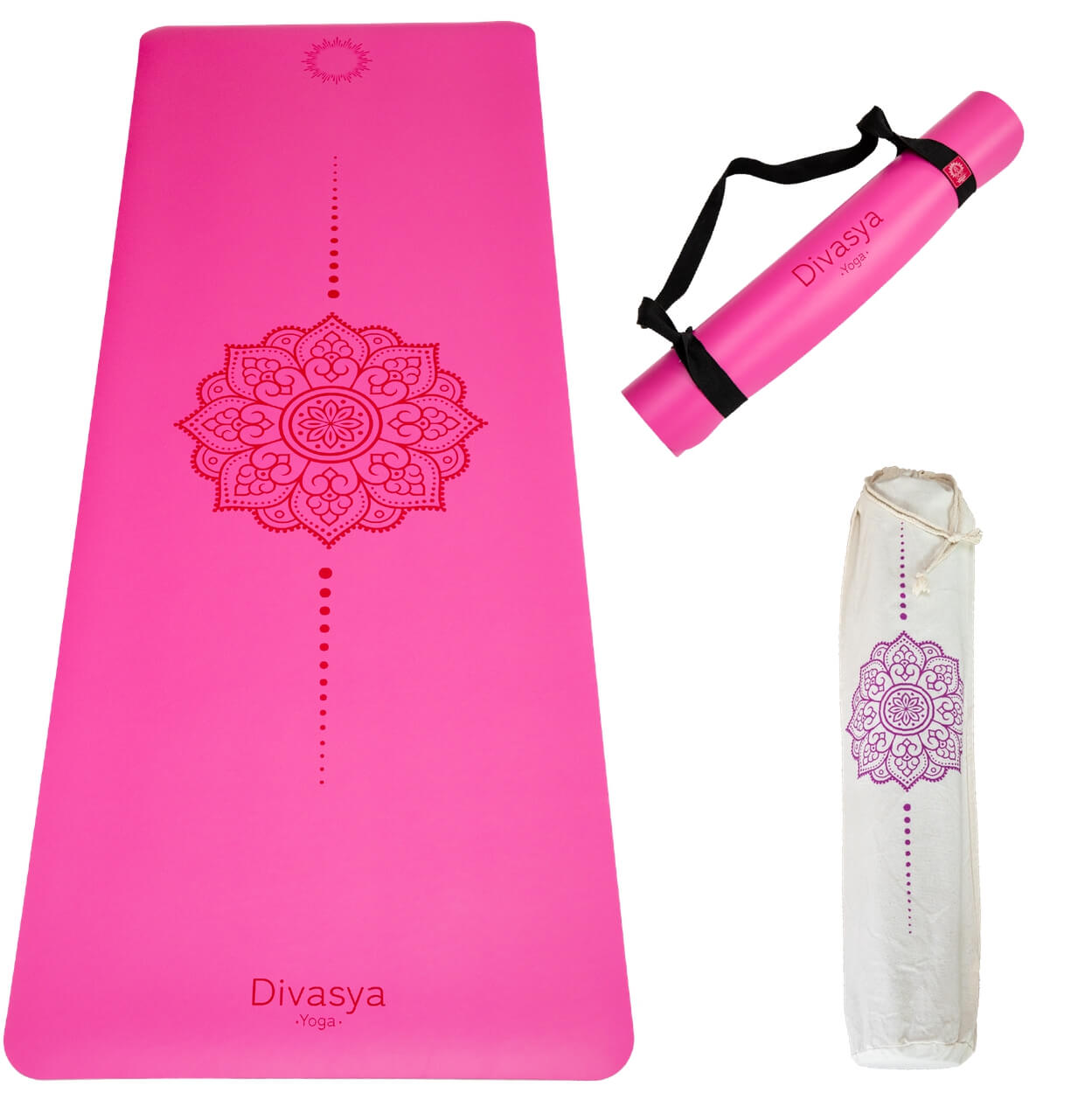 YogamattenausNaturkautschukrutschfestMandalaMusternachhaltigmitTragegurt0048_84b626e1-7d28-4d44-883e-0b0702a4abdc - Flow of Passion