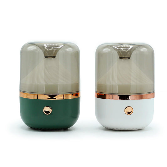 Aromadiffuser mit Licht und bronzefarbenen Details - Flow of PassionAromatherapie