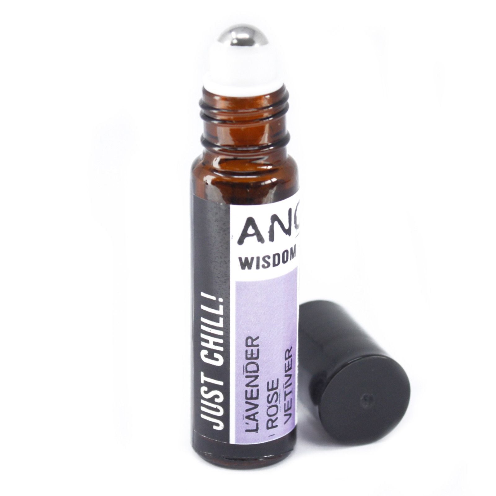 10ml Roll-On mit Lavendel, Rose und Vetiver Duft.