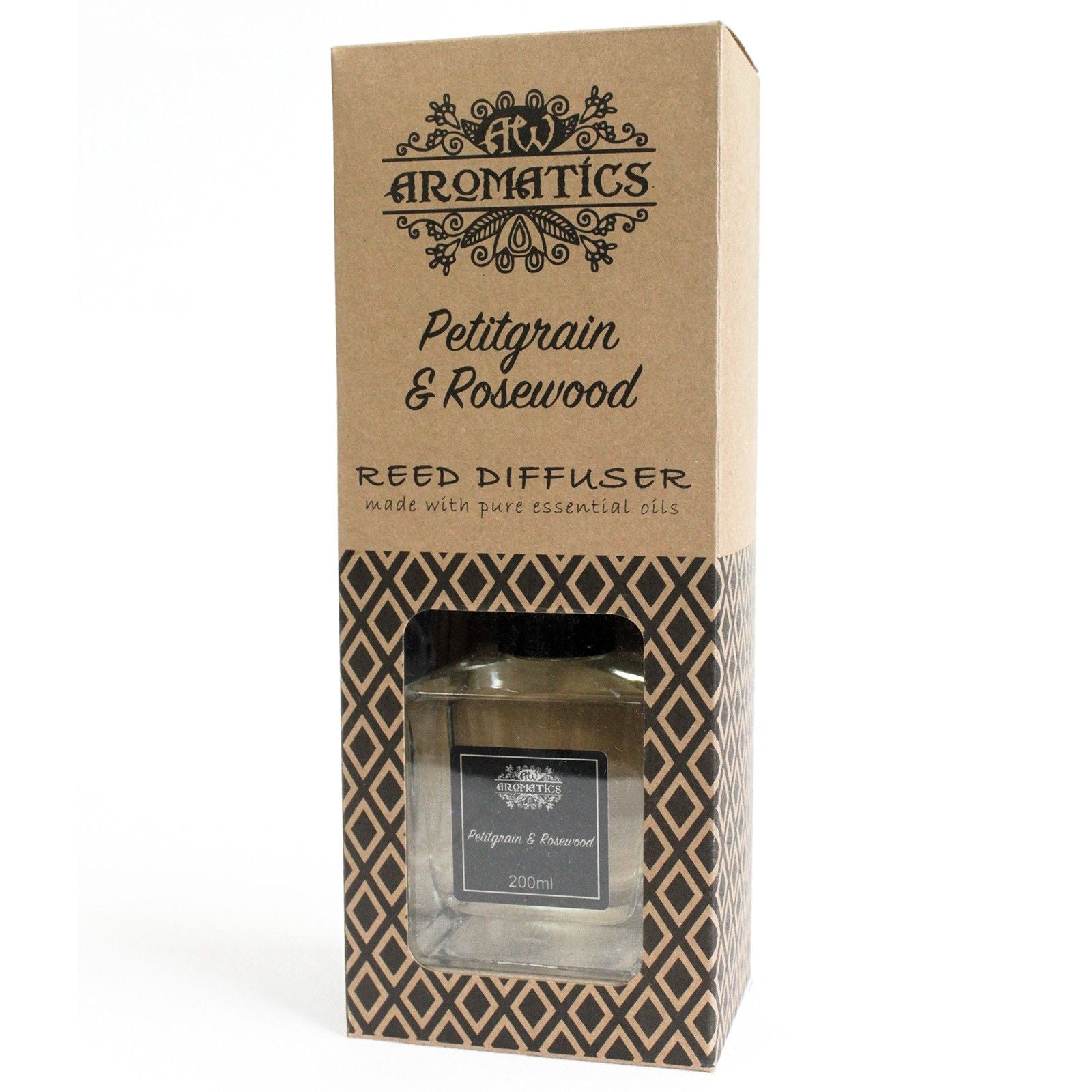 200ml Raumduft aus natürlichen ätherischen Ölen - Petitgrain & Rosewood