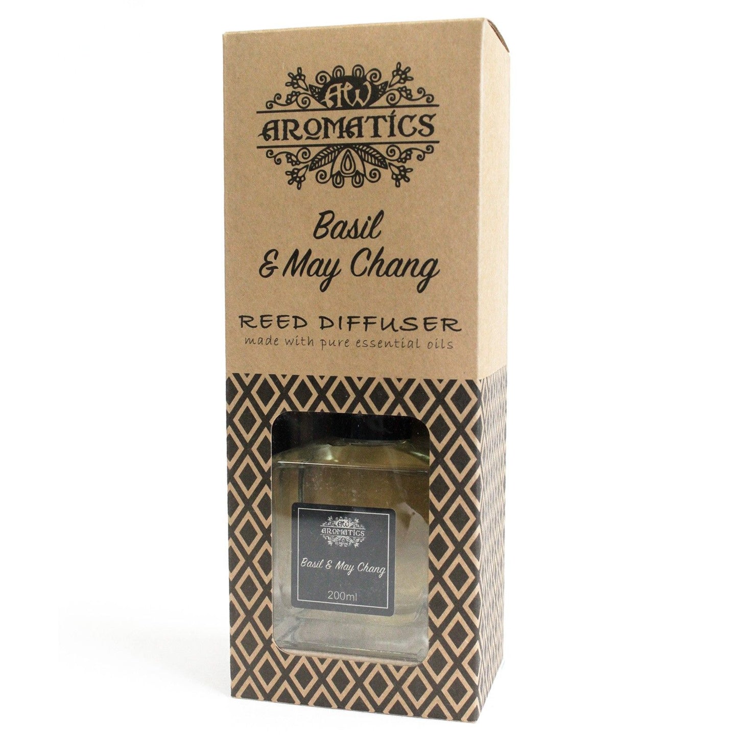 200ml Raumduft Basil & May Chang aus natürlichen ätherischen Ölen.