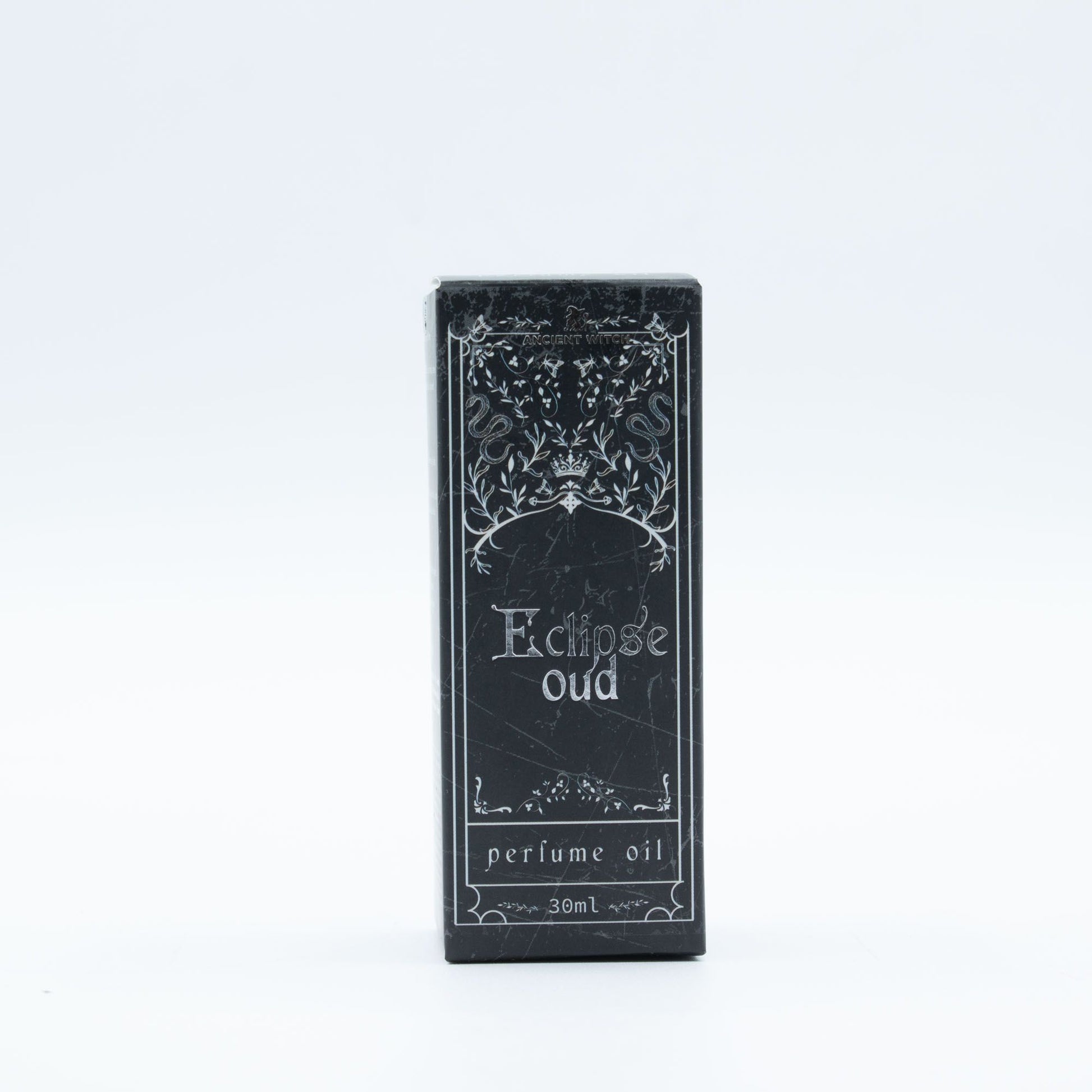 Ancient Witch Eclipse Oud perfume oil bottle.