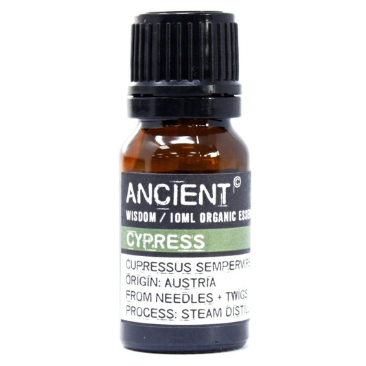 Bio Zypressenöl 10ml von Ancient Wisdom in Österreich hergestellt.