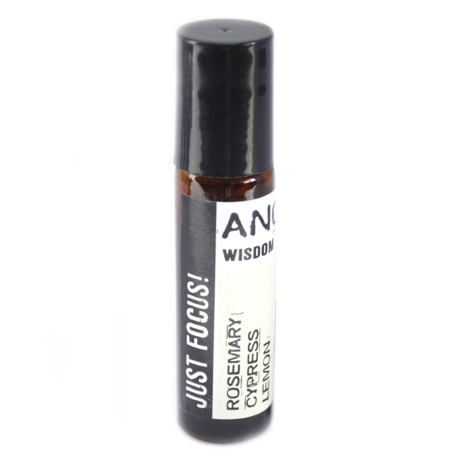 10 ml Roll-On "Just Focus!" with rosemary, cypress, and lemon essential oils.