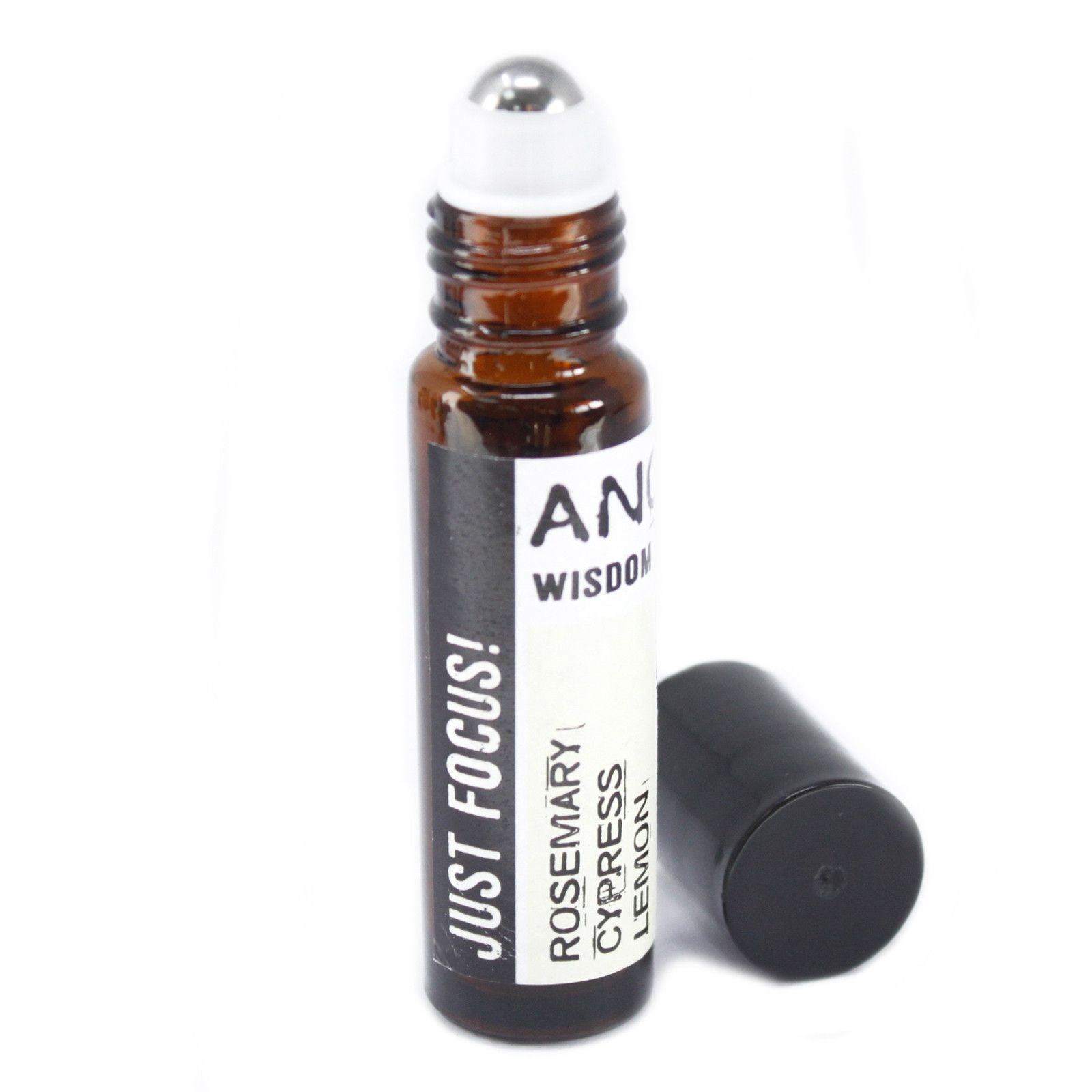 10 ml Roll-On Flasche mit ätherischen Ölen und Vitamin E.
