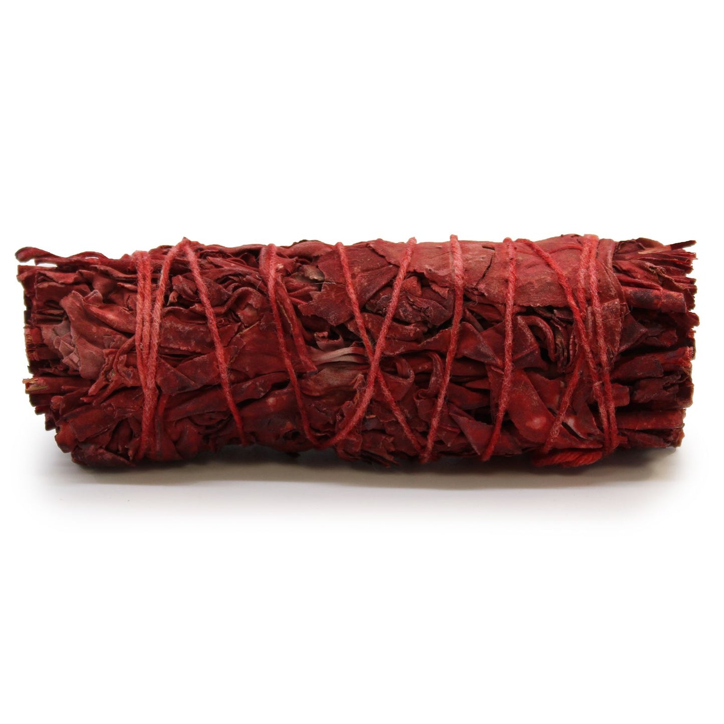 Ein 10 cm langer Smudge Stick aus weißem Salbei mit Drachenblut-Harz.