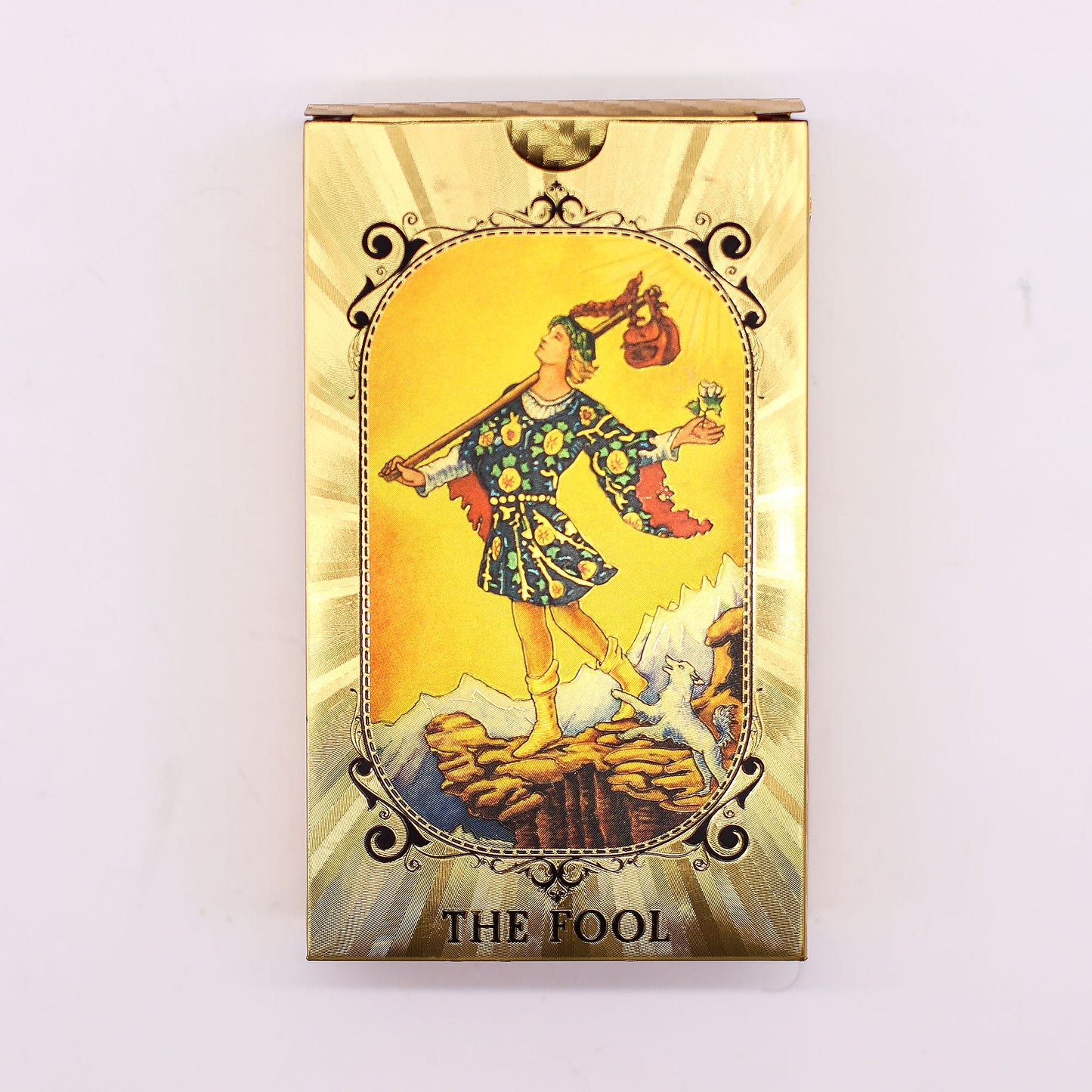 Tarot Karten Set „allsehendes Auge„ mit Anleitung - ￼Goldfoliert