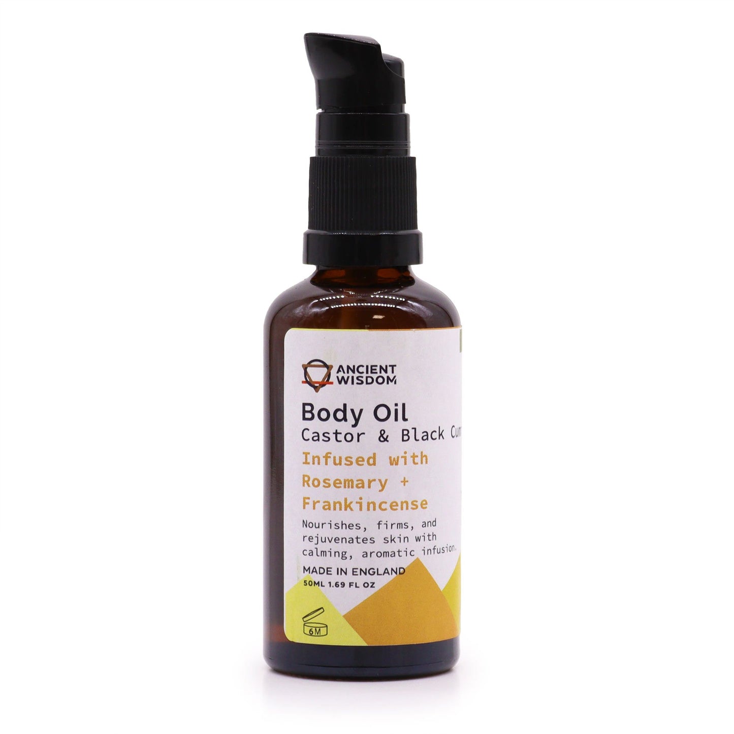 Bio Aromatherapie-Körperöl 50 ml mit Rosmarin und Weihrauch.