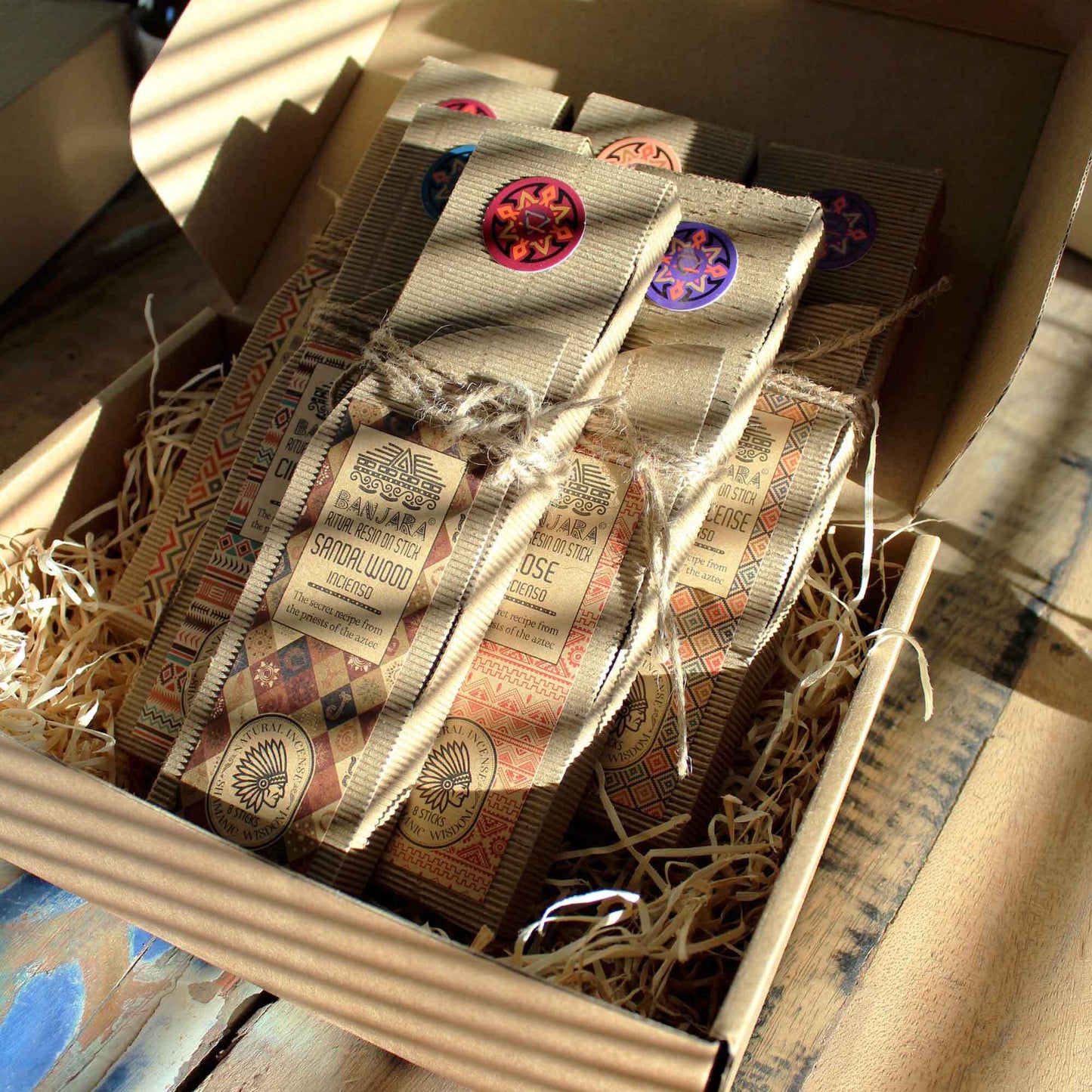 Ritual Resins on Stick starter set with colorful circular designs.
