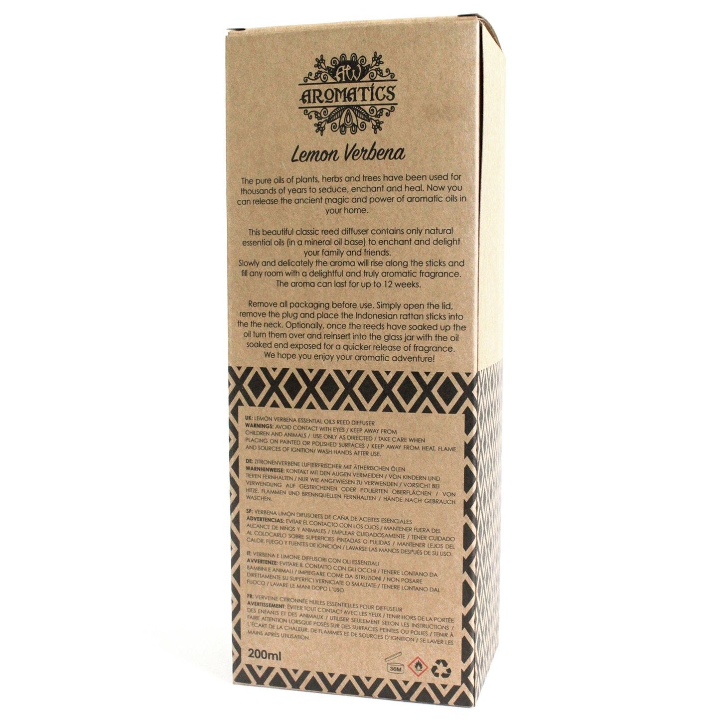 200ml Raumduft aus natürlichen ätherischen Ölen - Lemon Verbena