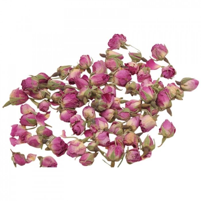 Getrocknete rosa Rosenknospen