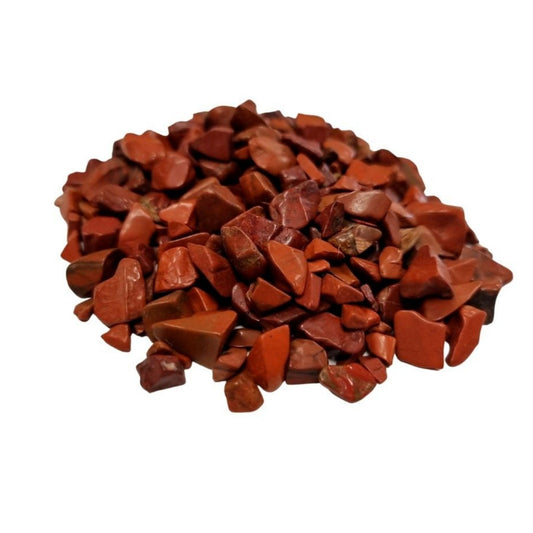 1KG Trommersteinchips roter Jaspis