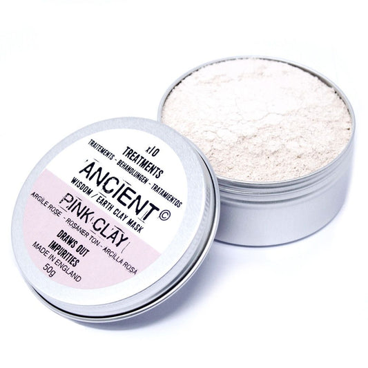 Eine Dose mit rosa Kaolin-Tonerde-Gesichtsmaske, 50g.