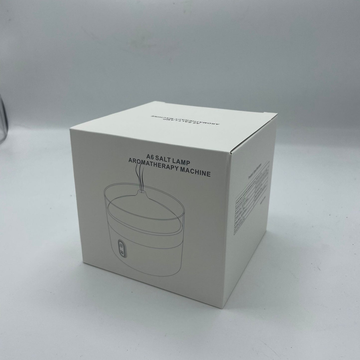 Himalaya-Salz-Aroma-Diffusor mit Flammeneffekt und Nachtlichtfunktion.