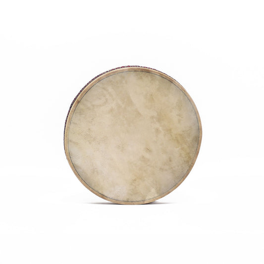 30cm shaman sound healing ocean drum with goatskin head.